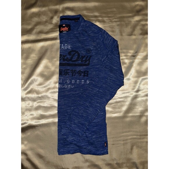 SUPERDRY Men Crew Neck Blue Jumper Pullover Men Size XL - Picture 2 of 5